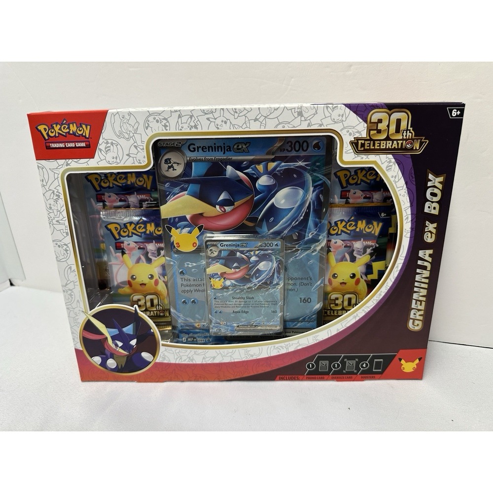 IN HAND - Pokemon TCG 30th Anniversary Celebration Greninja ex Box  - Brand NEW